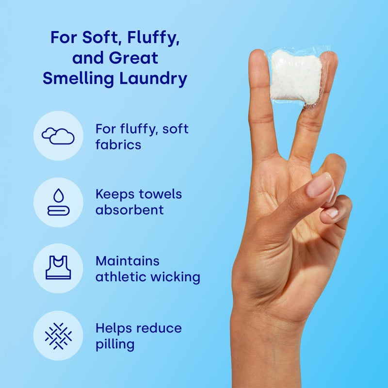 Dropps Laundry Fabric Softener Pods, Lavender Meadow (32 Pods) - Laundry Additive for Softening & Protection - HE Compatible Mineral Based Ingredients Laundry Supplies - Image 3